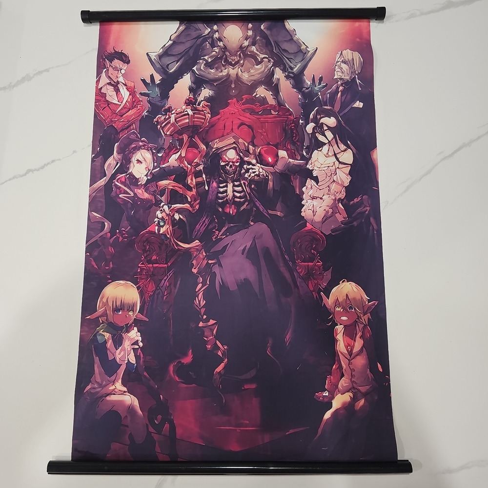Overlord Anime 24 X 15.5 Inch Vinyl Poster
